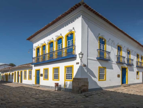 Vista externa da Pousada do Sandi, em Paraty (RJ)